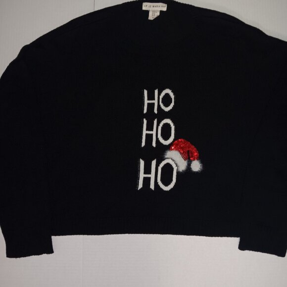 IF IT WERE ME LONG SLEEVE HO HO HO CHRISTMAS SWEATER - Picture 11 of 15